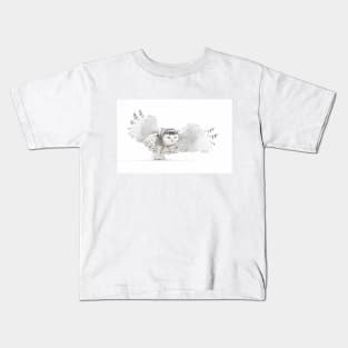 Jazz Wings - Snowy Owl Kids T-Shirt